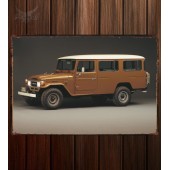 Металлическая табличка Toyota Land Cruiser 47 Hard Тop (HJ47)